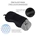Mavogel Weighted Eye Mask for Sleeping - Weighted Sleep Mask with Removable Eye Pillow, Cooling Eye Mask for Men Women