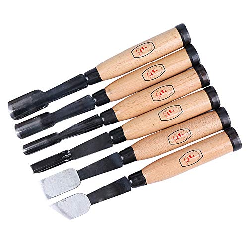 6 Pieces Professional Wood Carving Chisel Set Woodworking Tools For Wood Carving And Woodwork #TOP1