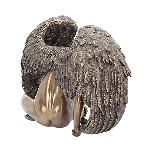 Estatua masculina desnuda Ángel caído miniatura 5