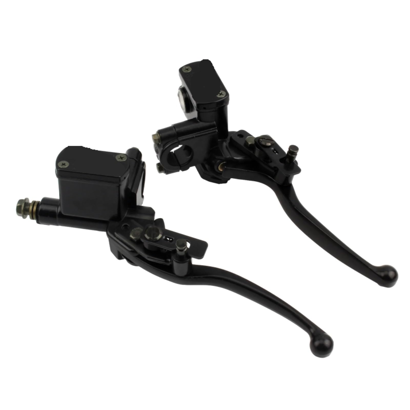 PUAHBCI Rear Brake Pump Rear Brake Pump Fit for 50cc-250cc Dirtbike Modified Universal Motorcycle Brake Master Cylinder Clutch Lever Hydraulic(Left and Right)