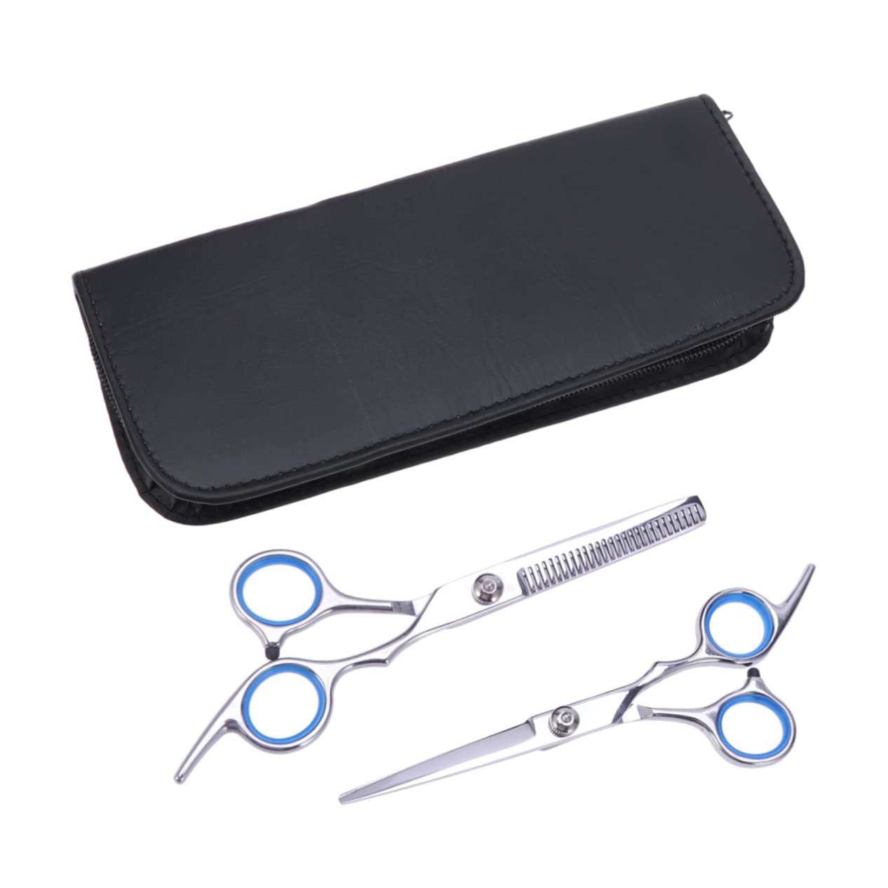 Ipetboom 3Pcs Hair Cutting Scissors Set Premium Hair Shears with Thinning Scissors Storage Case for Home Use Comfortable Design for Men Women