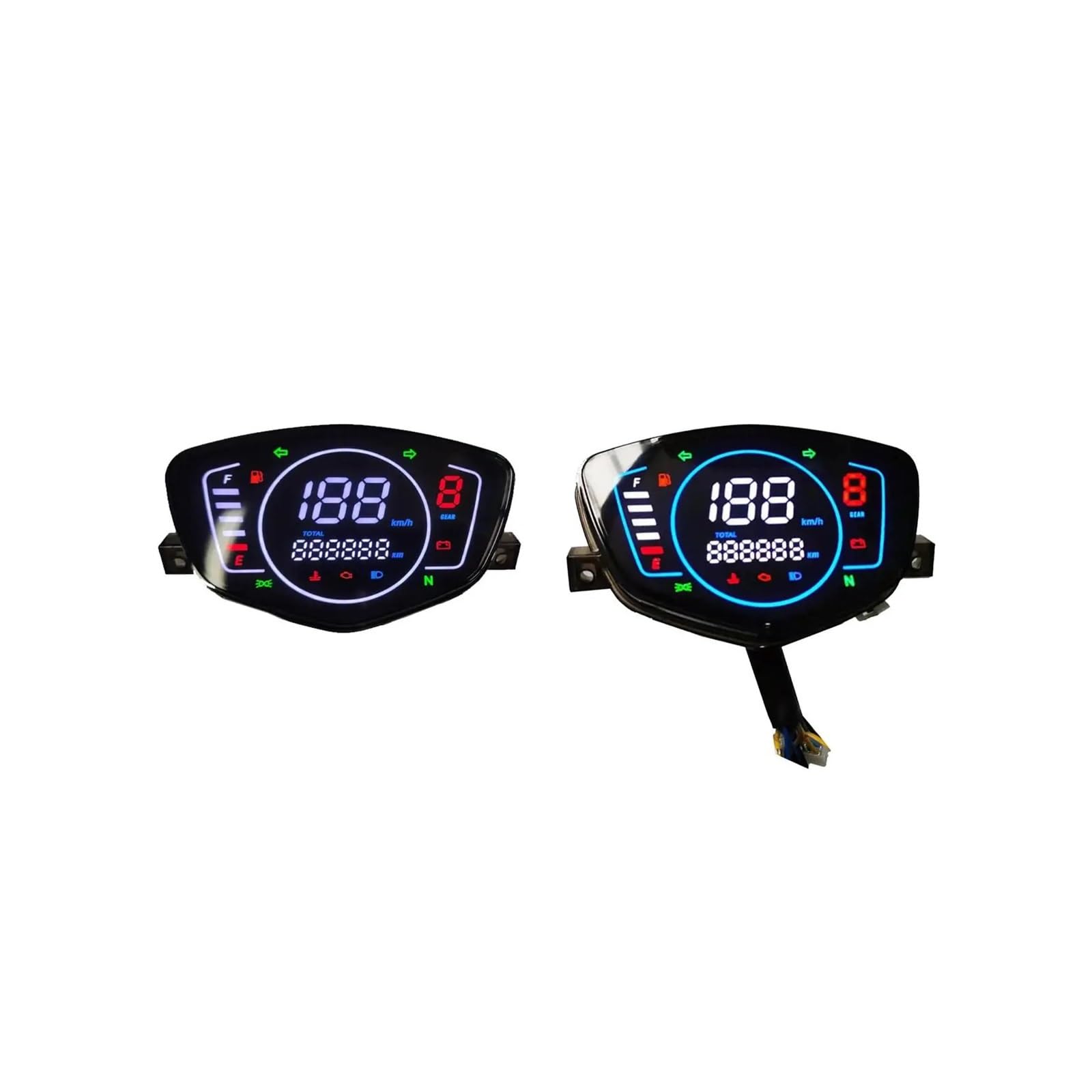Contagiri contachilometri Indicatore Di Direzione Per Moto Indicatore Luminoso LED Tachimetro Digitale Contagiri Modifica Contachilometri Per LC 135