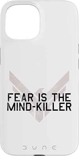 Miniatura 10 de iPhone 13 Dune (2021) - El miedo es el asesino de la mente - Carcasa blanca Atreides