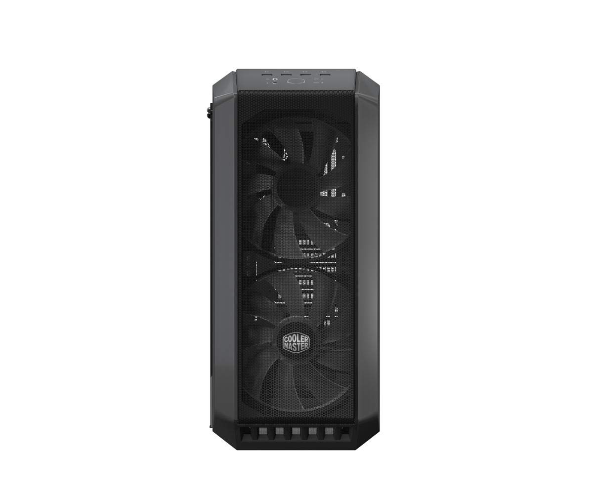 Cooler Master MasterCase H500 – Case per PC con Due Ventole RGB da 200 mm Ottimo Flusso d'Aria, Panello Frontale Versione Traforata Mesh o Chiusa Trasparente, Capacità Hardware ATX Flessibile
