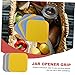 CORHAD 3sets Jar Opener Gripper Pads Bottle Opener Friction Pad Skid-Resistant Mat Safe and Practical for Jar and Bottle Opening Kitchen Tool for All Ages 6pcs*3