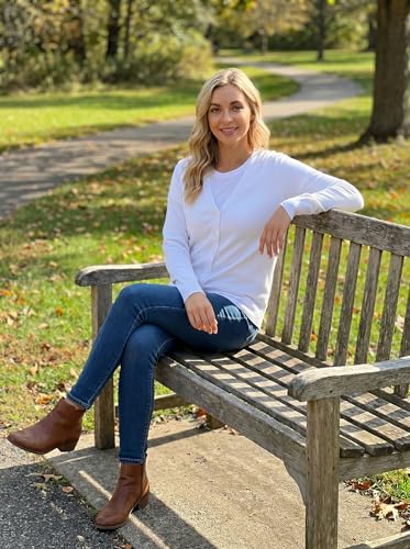 Image of VIISHOW Women Long Sleeve Button Down V Neck Lightweight Basic Knit Sweater Cardigan