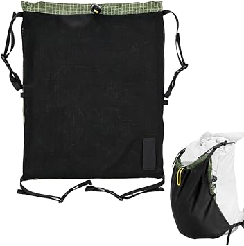 Backpack External Kangaroo Pouch, 8L Expandable Mesh Storage
