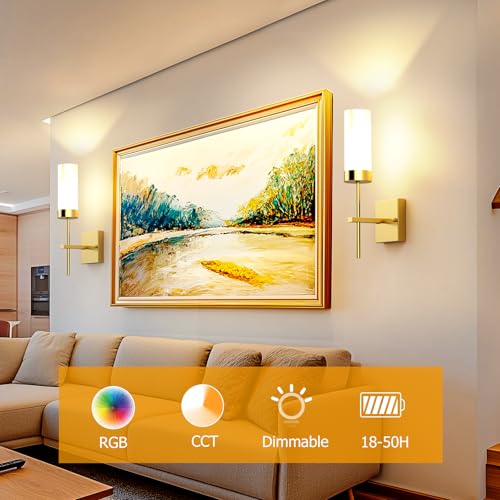 Apliques de pared inalámbricos para crear ambientes acogedores en salones y dormitorios 2