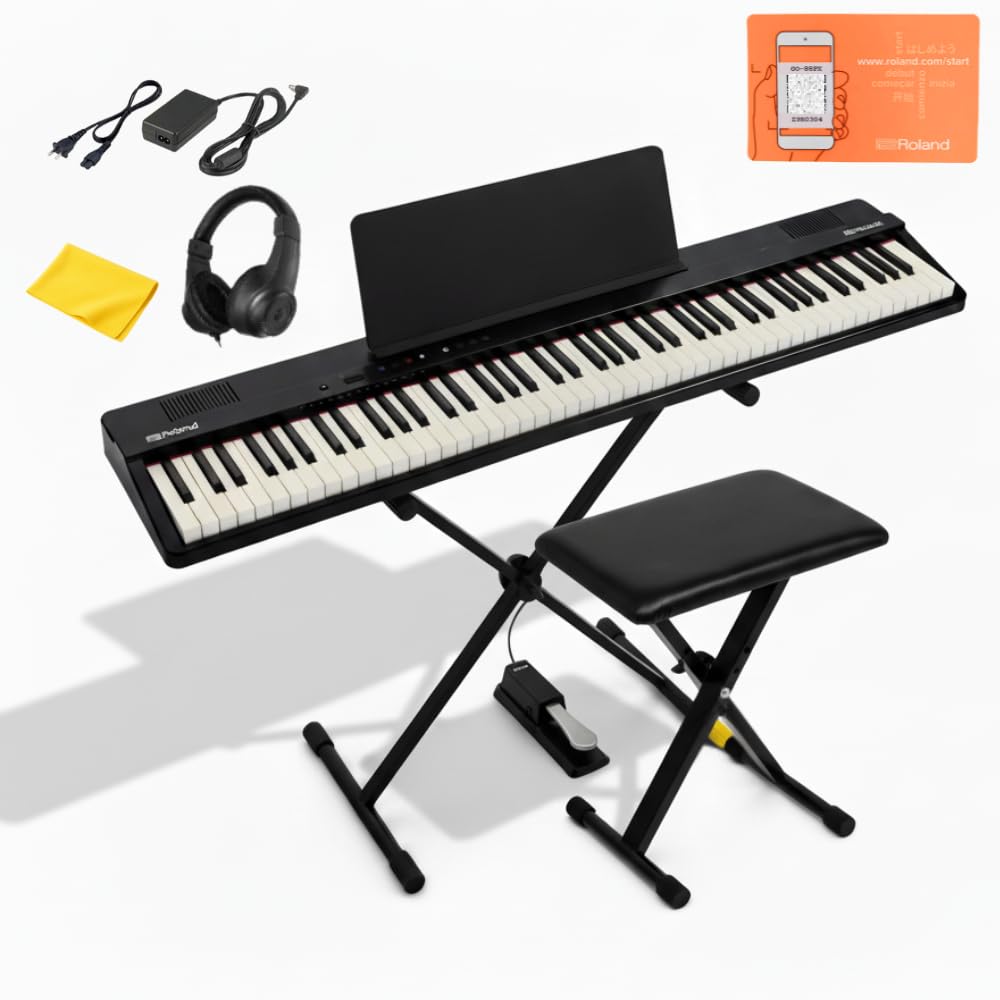 【発送】ほぼ新品Go:Piano88 PX Roland電子ピアノローランド Amazon | 【通常別売りのペダル付き！選べるお得なセット内容】Roland