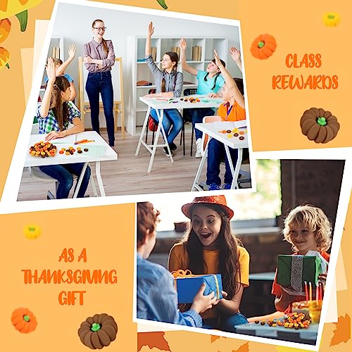 Chuangdi 75 Pcs Fall Pumpkin 3D Erasers, Cute Thanksgiving Erasers Bulk - image 4
