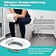 DEANIC Sitzbad für Toilette Faltbares Sitzbadewanne für Hämorrhoiden, Sitzbadewanne Erwachsene für Postpartale Betreuung und ältere Menschen, Aufhängbar Sitz Bath (Grau)