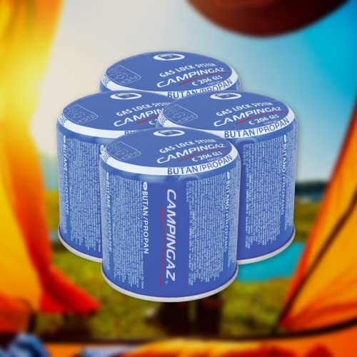 Campingaz Stechkartusche C 206 GLS Super 190g - Butan/Propan Gas (4er Pack)