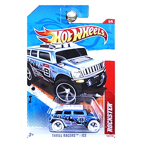 2011 HOT Wheels Thrill Racers ICE Blue ROCKSTER