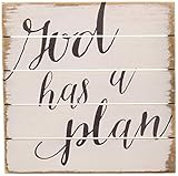 Sincere Surroundings PET10338 God Has a Plan 8 x 8, White