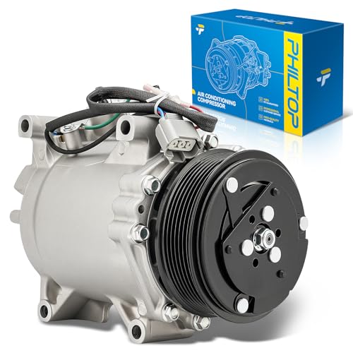 Image of PHILTOP 7512348 Air Conditioner AC Compressor with Clutch for Acura TSX 2004-2008