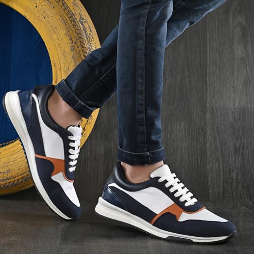 Image of Cruiser Mens Running Shoes|Everyday Sneakers with Effortless Vibes|Casual Breathable Walking Shoes|Sport Athletic Sneakers|Gym Comfortable Lightweight Shoes (Pace-1)