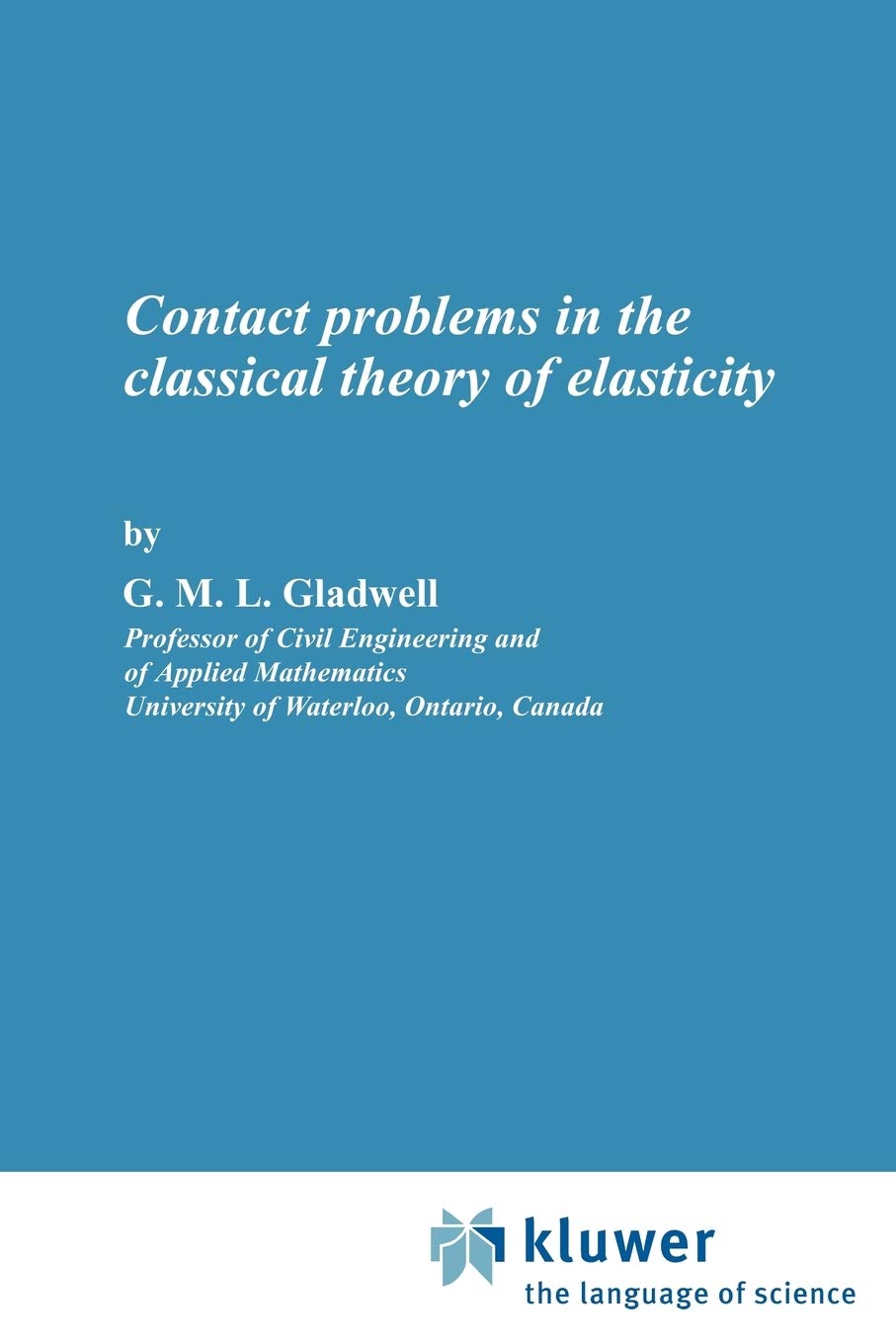 Contact Problems in the Classical Theory of Elasticity