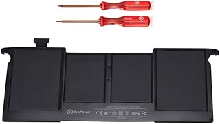 iProPower A1375 Laptop Battery for Apple MacBook Air A1370 11" inch (Late 2010 Version) MC505 LL/A, MC506 LL/A 661-5736 020-6920-B [5200 mAh,7.3V 35Wh, 4 Cells]