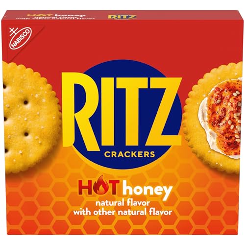 RITZ Hot Honey Crackers, Snacks for Kids and Adults, Lunch Snacks, 13.7 oz