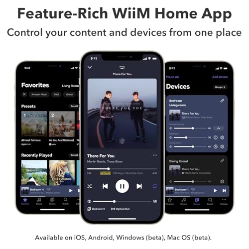 Image of WiiM Pro Music Streamer to Upgrade Stereo with AirPlay 2, Spotify Connect