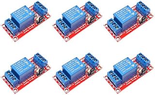 6pcs 5V One Channel Relay Module Relay Switch with OPTO Isolation High Low Level Trigger