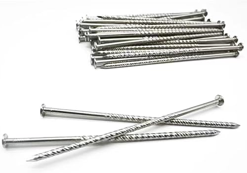 70 estacas de césped artificial de 6 pulgadas, picos de paisaje en espiral de acero inoxidable, picos de anclaje para bordes de paisaje para bordes