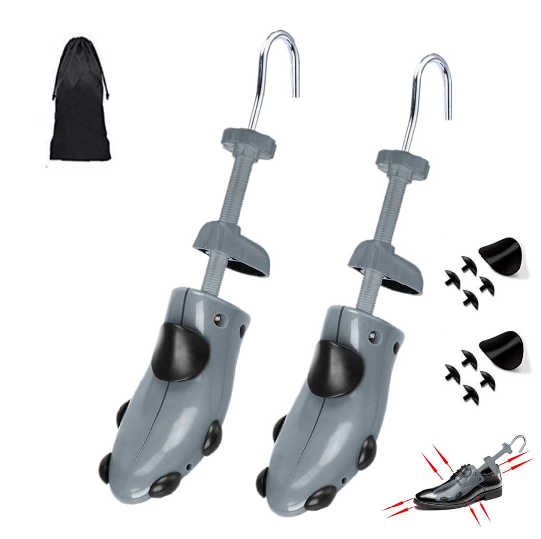 Embauchoir à chaussures réglable idéal pour entretenir vos souliers de ville au quotidien