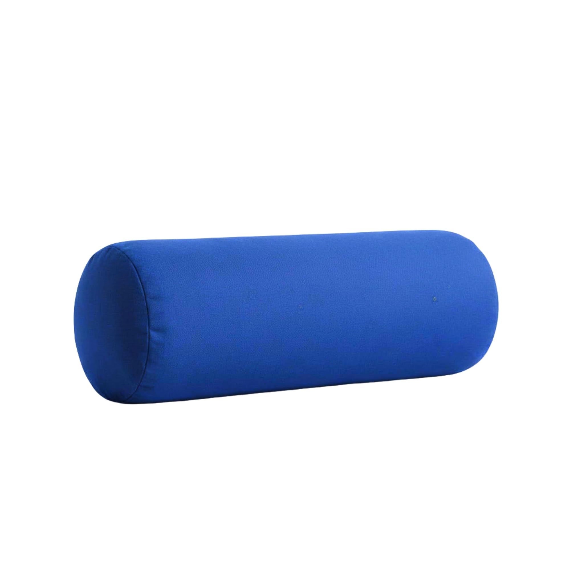 Kosiproducts Round Bolster Cushion Yoga Neck Relaxing Soft Virgin Hollow Fibre Filling Water Resistant 100% Polyester [60cmx20cm. Royal]