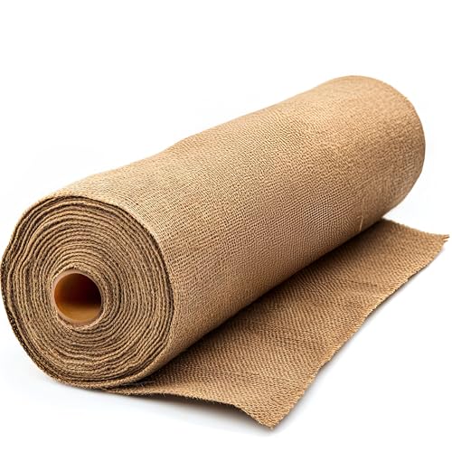 Premium Burlap Jute Fabric Natural, 72" Wide x 3 Feet