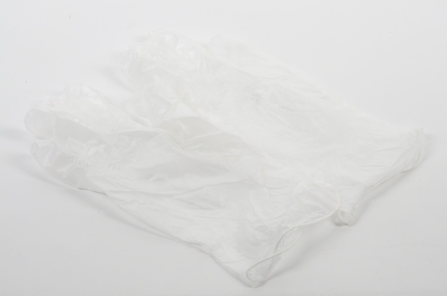 Quicky AQL 1.5 Lot de 10 boîtes de 100 gants jetables en vinyle Légèrement poudrés Blanc Taille L