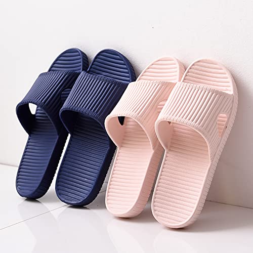 JIJIe Shower slipper, Slippers for Women bathroom or indoor use, anti-slip (Pink UK5/5.5, EU38/39)