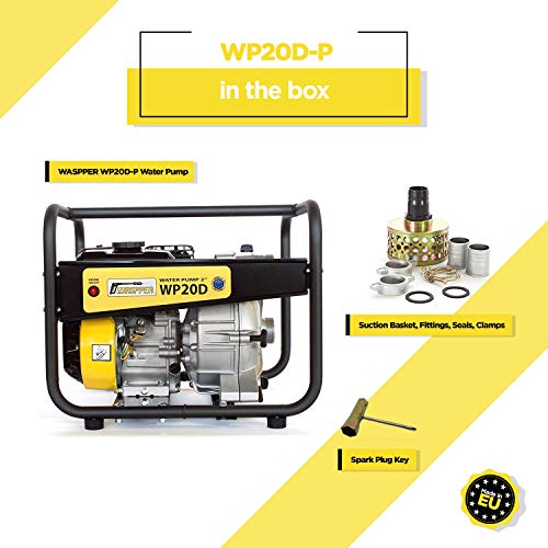 WASPPER WP20D-P ✦ Pompa Acqua Sporca Portatile &