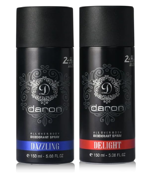 All Over Body Deodorant Spray Set, Dazzling and Delight Fragrance, 150ml Each, Pack of 2-image-39