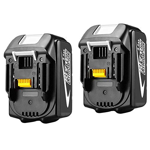 2Pack BL1860B 18V para el Reemplazo de la Batería BL1860 bl81850b bl1850 bl1840b bl1840 bl1830b bl1830 bl1820 bl1815 bl1825 bl1835 bl1815 bl1825 bl1835 bl1845 lxt-400 con Pantalla LED Cover