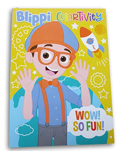 Livre de coloriage Blippee de 64 pages idéal pour occuper les enfants en voyage