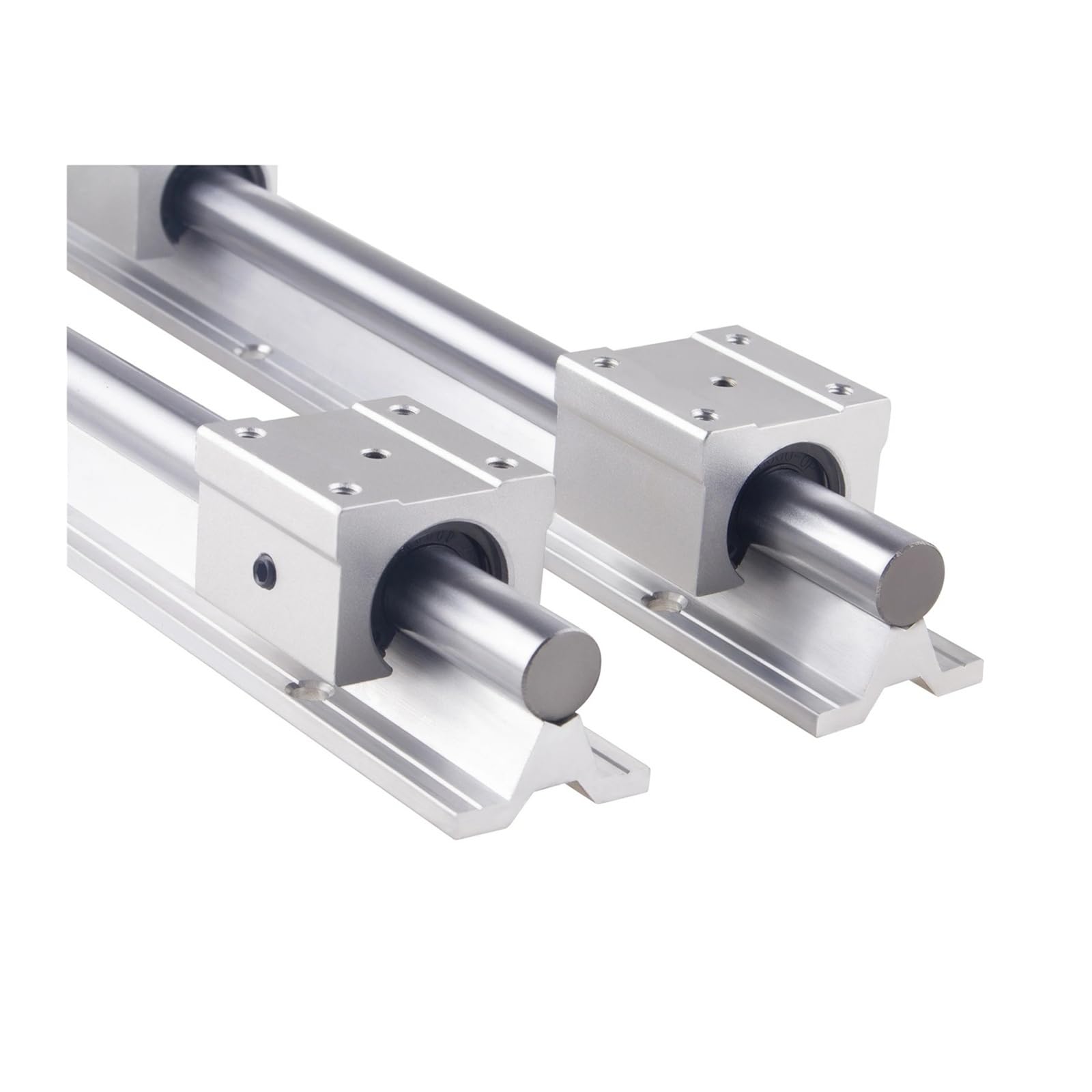 Riel lineal SBR12 de 1300 mm con 4 bloques de rodamientos