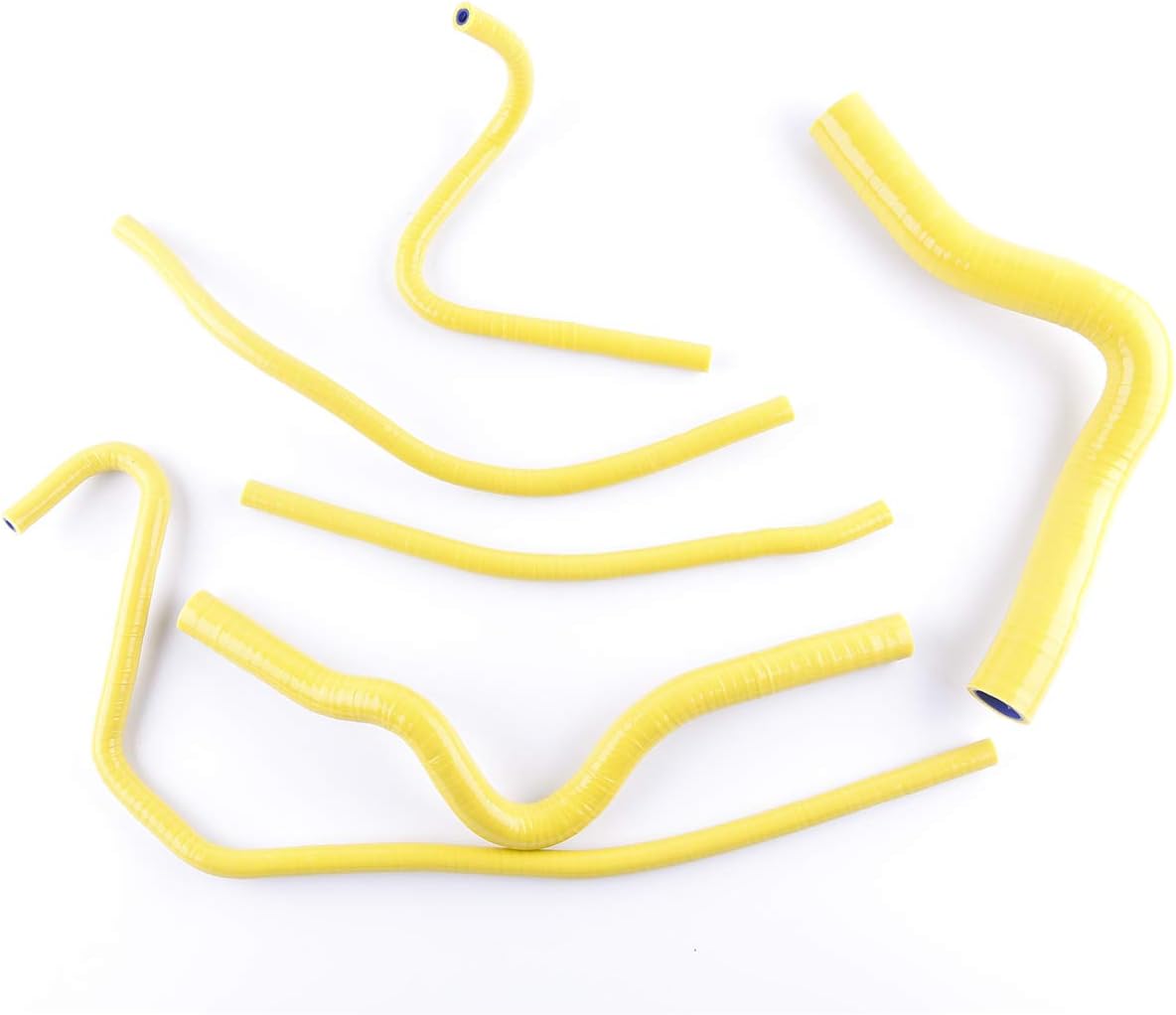 3 Layer 4.5mm Performance Silicone Radiator Hose Fit 2004 2005 2006 YAMAHA YZF-R1 R1 (Yellow)