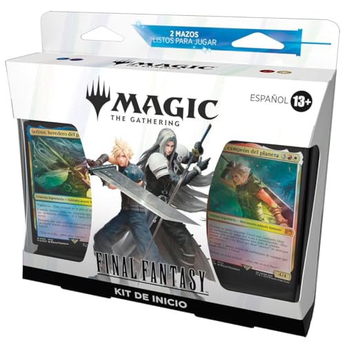 2 MAZZI BASATI SU FINAL FANTASY: lancia potenti incantesimi, richiama personaggi iconici e visita luoghi che ti saranno familiari; ogni mazzo contiene 60 carte con illustrazioni ispirate a FINAL FANTASY, tra cui ci sono 10 totalmente nuovi in Magic (5 in ogni mazzo)