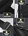 Peicees Mini Sling Bag for Men Women Crossbody Bag Travel Running Phone Daypack Shoulder Bags, Black