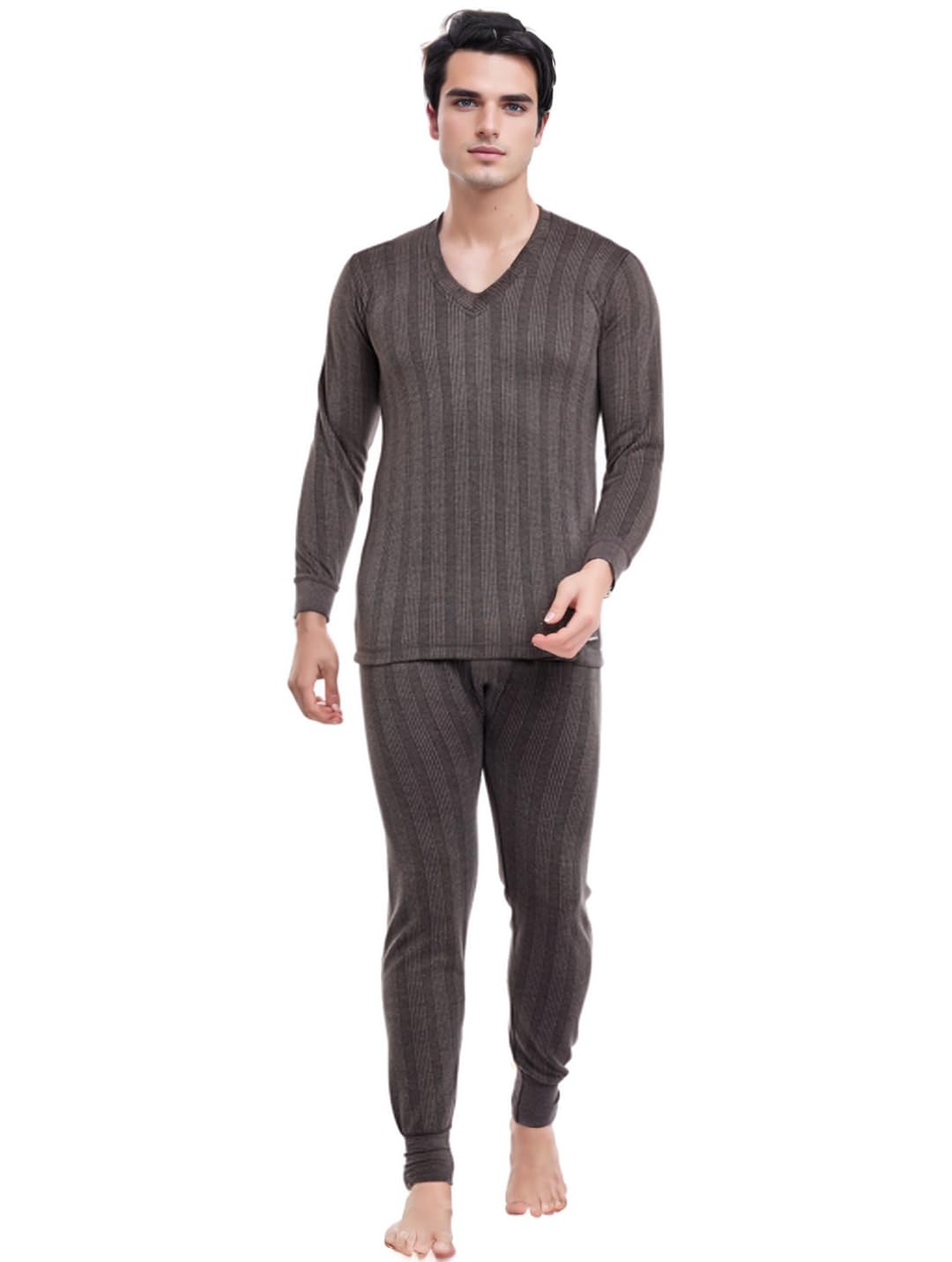 mack jonney Winter Body Warmer | Breathable & Quick-Drying Cotton-Polyester Thermal Set-picture-15