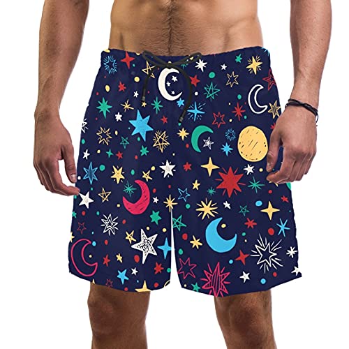 Short de bain bleu marine résistant au chlore avec doublure douce S
