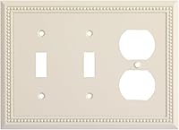 Vista 21 de Sunken Pearls - placa decorativa de pared, placa decorativa de pared, tapa de salida de la placa del interruptor, aleación de zinc sólida y duradera