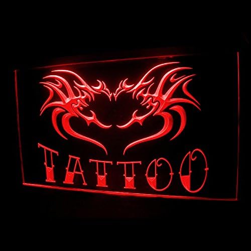 100033 - Señal de luz LED con diseño de corazón de dragón volando