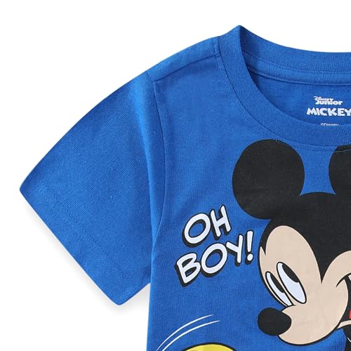 Disney Mickey Mouse Birthday Boys Short Sleeve T-Shirt for Toddler and Big Kids2