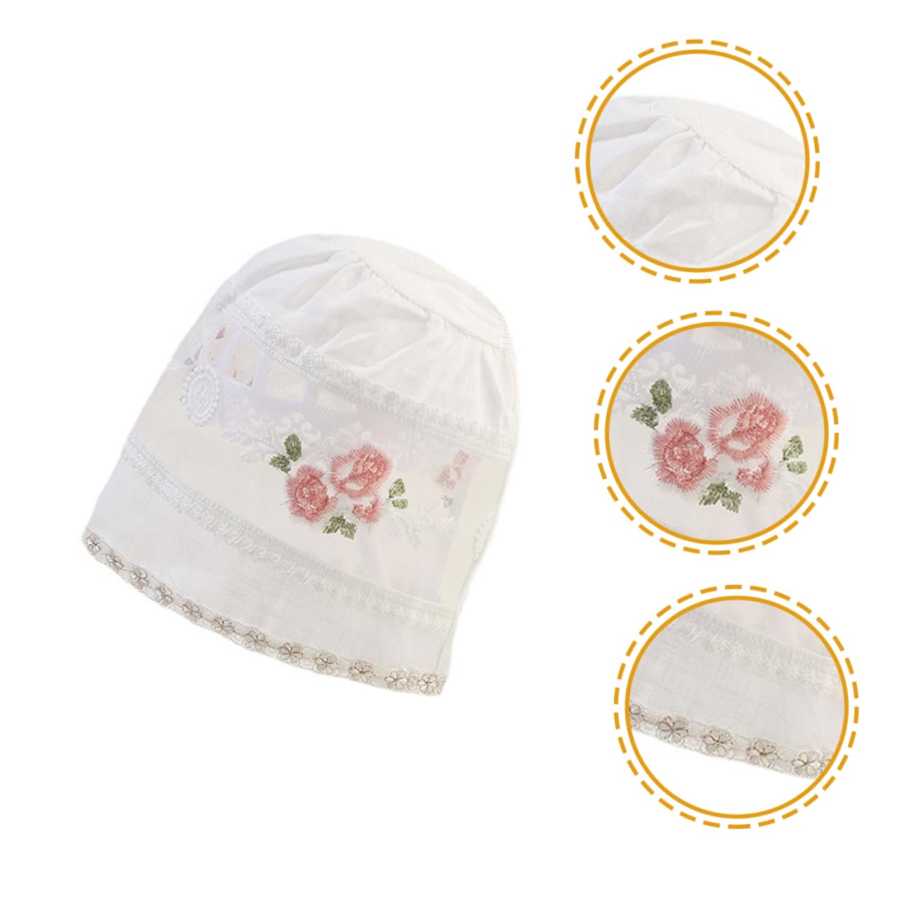 BESPORTBLE Sombrero De Sombreros De Chicas Gorro De Sombrero De Sol para Pequeños Sombrero De Playa para Sombreros De Verano para Bebé Sombrero De Niña Algodón