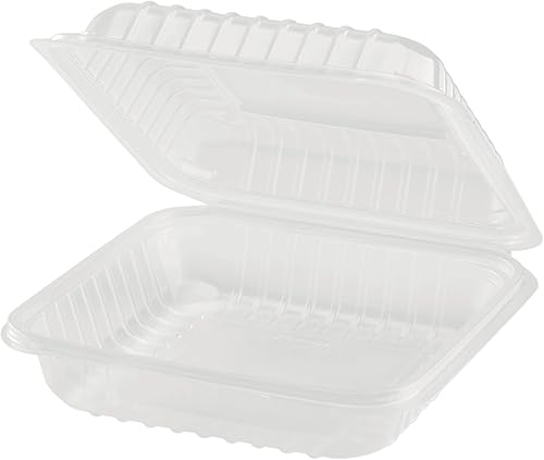 Miniatura 4 de Karat - Contenedor con bisagras de PP de 8 x 8 pulgadas (Caja de 250)