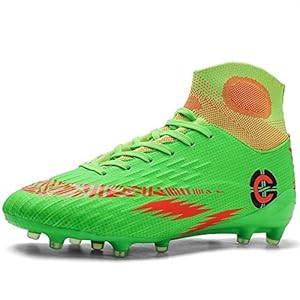 Mannen big Kids voetbalschoenen, Professional FG/TF Tiener Soccer Atletiek Training Schoenen Indoor Outdoor Sports Sneakers for Unisex Training Sports Spike spalk Schoenen