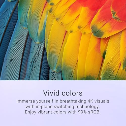 Image of Dell 27 inch 4K Monitor, UHD IPS Panel, 120Hz Refresh, 1500:1 Contrast Ratio, sRGB 99%, Integrated Speakers, Ultra-Thin Bezel, Dual HDMI, DisplayPort, Height /Pivot /Swivel /Tilt Adjustable Stand