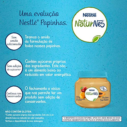 Papinha, Frutas Sortidas, Nestlé, 120g