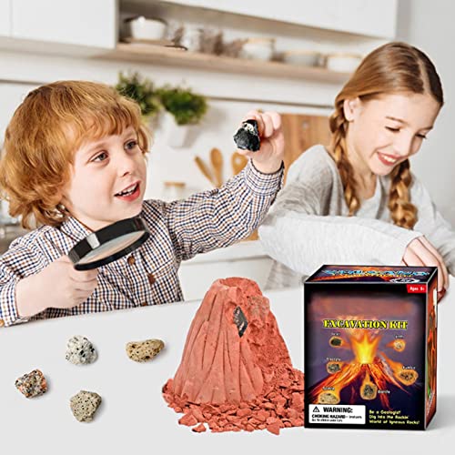 Kit per scavare gemme per bambini, dissotterrare 6...